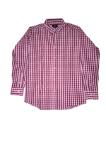 Camisa Hombre Casual Cuadros Rojos Grises